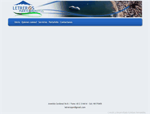 Tablet Screenshot of letrerospuertomontt.cl